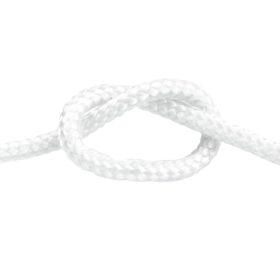 Kötél fonott PES 6mm 100m fehér