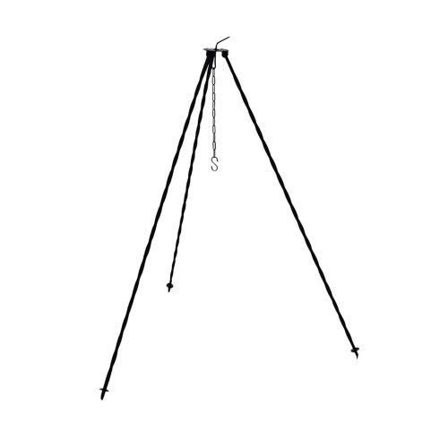 Bográcsállvány 120cm fekete festett
