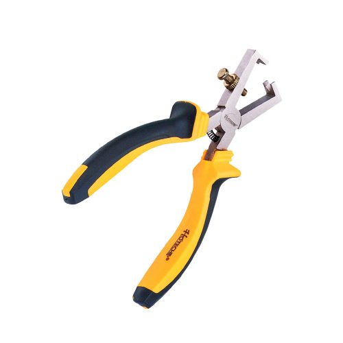 Csupaszoló / blankoló fogó 160mm sárga/fekete Crv. Hoteche