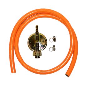   Gáznyomásszabályzó fej kiegészítő szett 1m tömlő+bilincsek PB 30Bar