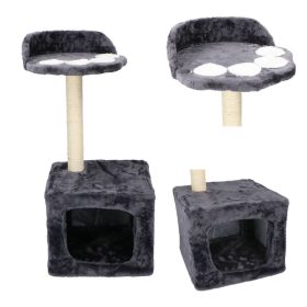   Macska kaparófa játszótér 68x30x30cm sötétszürke Pet Comfort