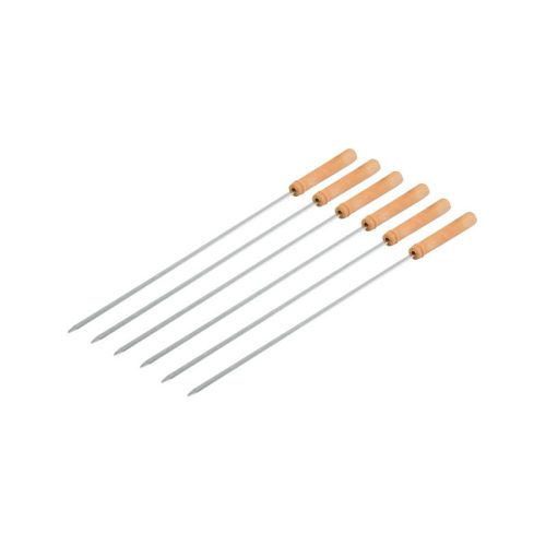Grillező nyárs 40cm fanyelű 6db/csomag