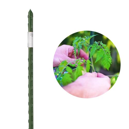 Acélkaró műanyag bevonatú 11mm 1,2m zöld Steel Plast