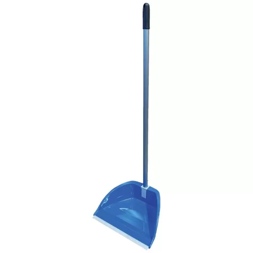 Szemeteslapát álló menetes nyéllel behajtható