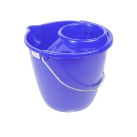 Műanyag felmosó vödör 12l csavarókosárral fémfüles
