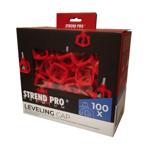 Burkolatszintező talphoz lapszintező fej csavaros 100db Strend Pro