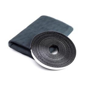 Rovarháló (szúnyogháló) tépőzáras 130x130cm fekete