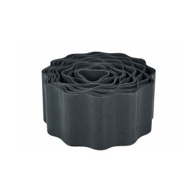 Ágyásszegély műanyag 10cmx9m szürke