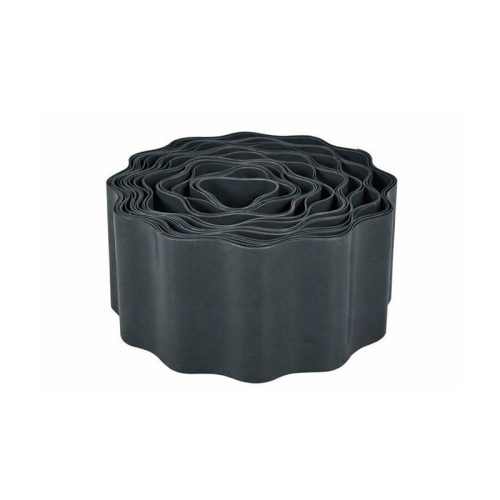 Ágyásszegély műanyag 10cmx9m szürke