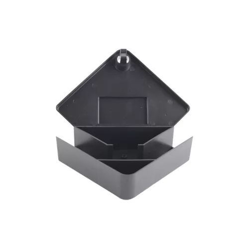 Egérdoboz kulccsal 15,5x9,5x3,2cm sarokba fekete Profi