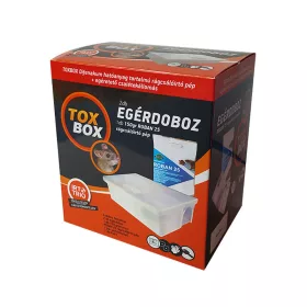   Rágcsálóirtó szett egérdobozzal és rágcsálóirtó péppel Toxbox