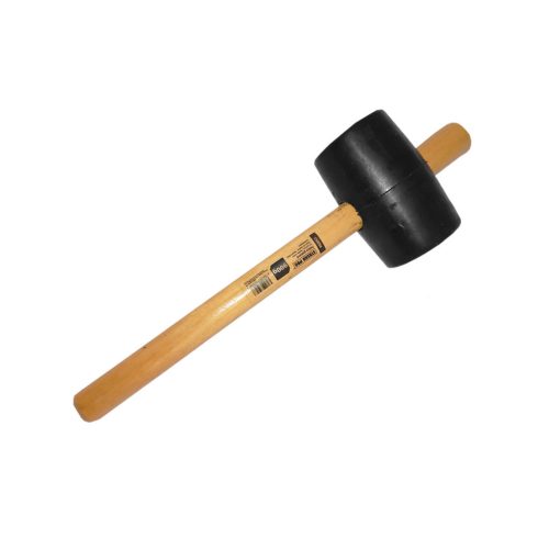 Gumikalapács 900gr fekete fa nyéllel
