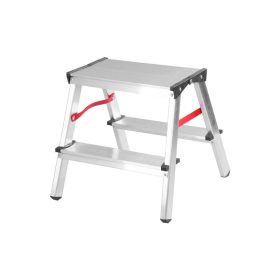   Létra alumínium fellépő 2x2 háztartási kétágú 125kg Strend Pro