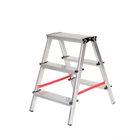   Létra alumínium fellépő 2x3 háztartási kétágú 125kg Strend Pro