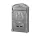 Postaláda 410x255x90mm silver Antik