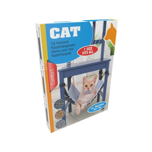Macska fekhely 48x34x10cm függőágy színes Pet Comfort