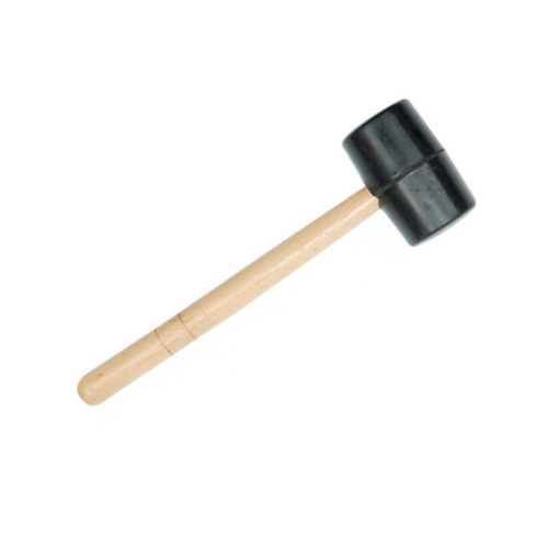 Gumikalapács 230gr fekete fa nyéllel