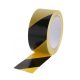 Kordonszalag 33m 50mm fekete-sárga öntapadós