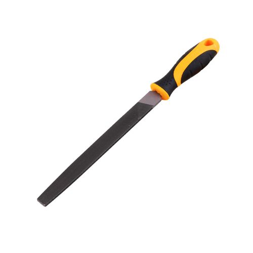 Reszelő 200mm félkerek gumis nyéllel Hoteche
