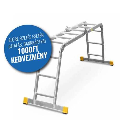 Eurostil létra alumínium többcélú 4x3 7 év garancia