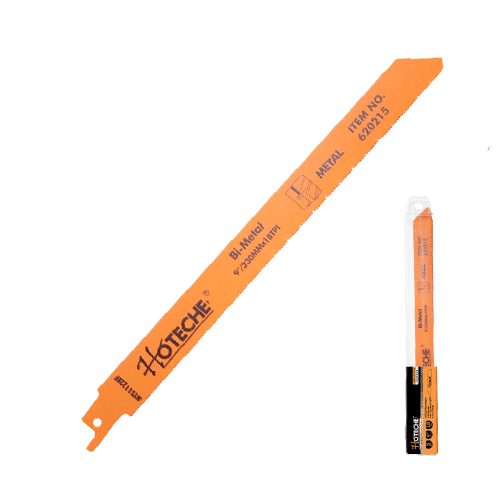 Orrfűrészlap készlet 230mm 5db-os fémhez bimetal Hoteche