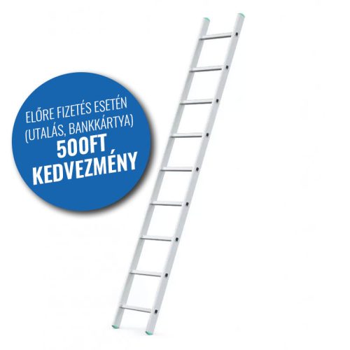 Eurostil létra alumínium támasztó 1x9 5 év garancia
