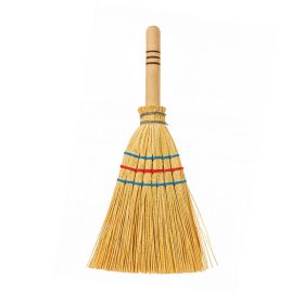 Cirokseprű háztartási kicsi fa nyéllel