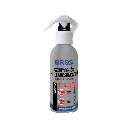 Szúnyog- és kullancsriasztó spray pumpás trópusi 130ml Bros