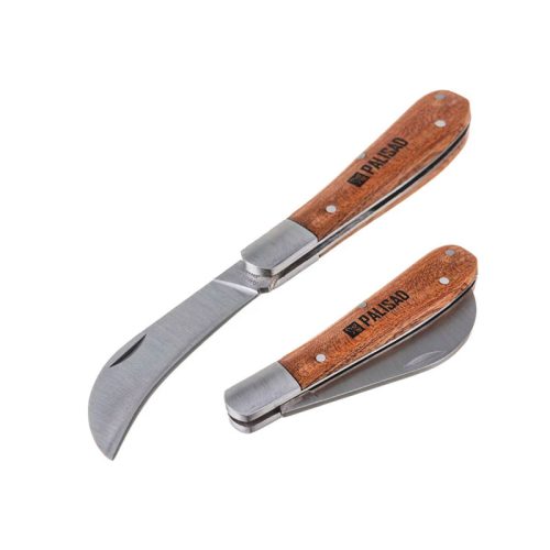 Kés 8cm pengével hántoló/kacor fa nyéllel Palisad