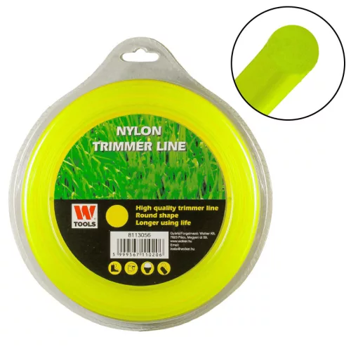 Fűnyíró damil 2,7mm 72m kör profi Trimmer Line