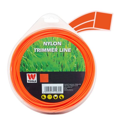 Fűnyíró damil 3,0mm 51m négyszög profi Trimmer Line