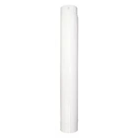 Füstcső zománcozott 118x800mm fehér