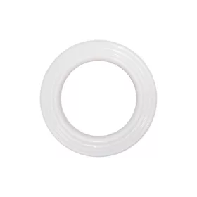 Füstcső rózsa zománcozott 118mm fehér
