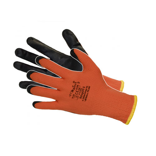 Kesztyű habosított latex csúszásmentes bevonattal L/9