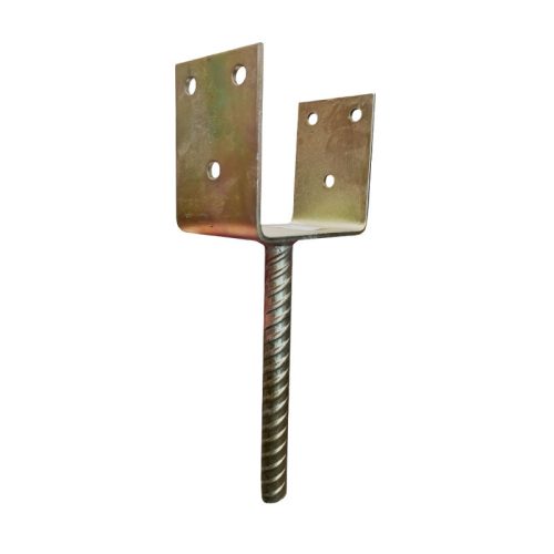 Oszloptartó betonozható 150mm galvanizált 4mm vastag 20mm szár