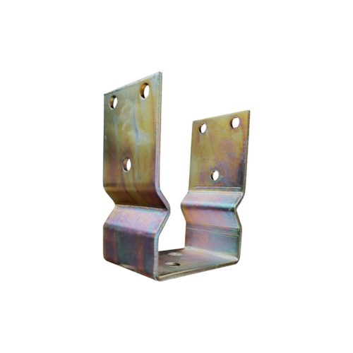 Oszloptartó emelt 100mm galvanizált 4mm vastag