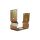 Oszloptartó emelt 150mm galvanizált 4mm vastag