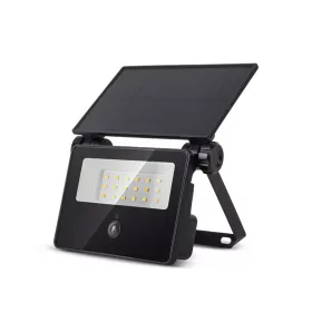   Fényvető / reflektor 4W 4000K 400Lm napelemes piros szenzor fekete Led Entac