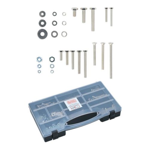 Csavar alátét anyacsavar készlet 450db Black&Decker