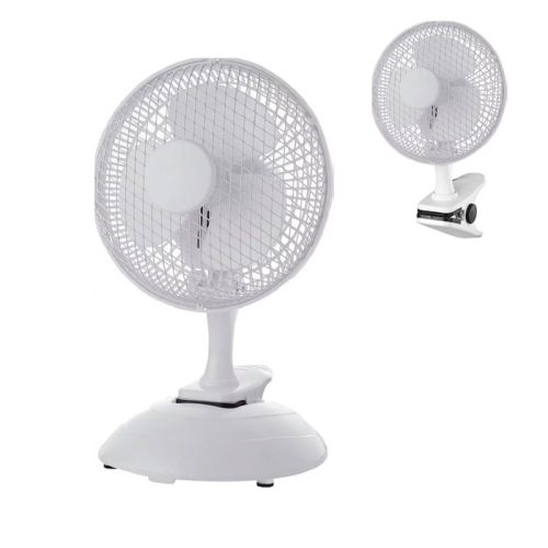 Ventilátor mini asztali csíptethető 17W Entac
