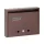 Postaláda lépcsőházi A4-es fekvő 35x27cm névtartóval bronz Florida
