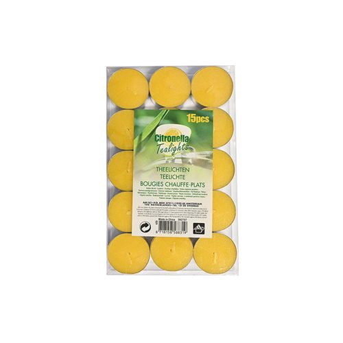 Teamécses citronellás 15db szúnyogriasztó