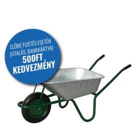   Talicska komplett 80l horgonyzott puttonnyal pumpálható kerékkel zöld váz