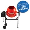 Betonkeverő 180l 800W fém fogaskoszorús MTX