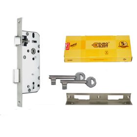   Ajtózár 45/80/20/8 normál sarkos hajlított zárólemez Dose Elzett 3411-F