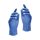 Kesztyű egyszer használatos latex nitril kék L 100db