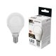 Izzó led E14 gömb mini 4W 4000K semleges 345Lm fehér Entac