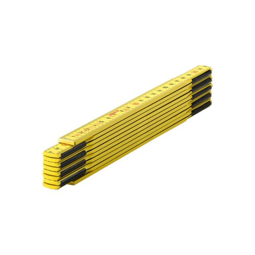 Mérővessző 2m fa sárga Sola