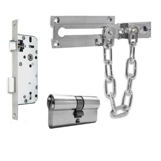 Ajtózárak, hengerzárbetétek, reteszek, tolózárak