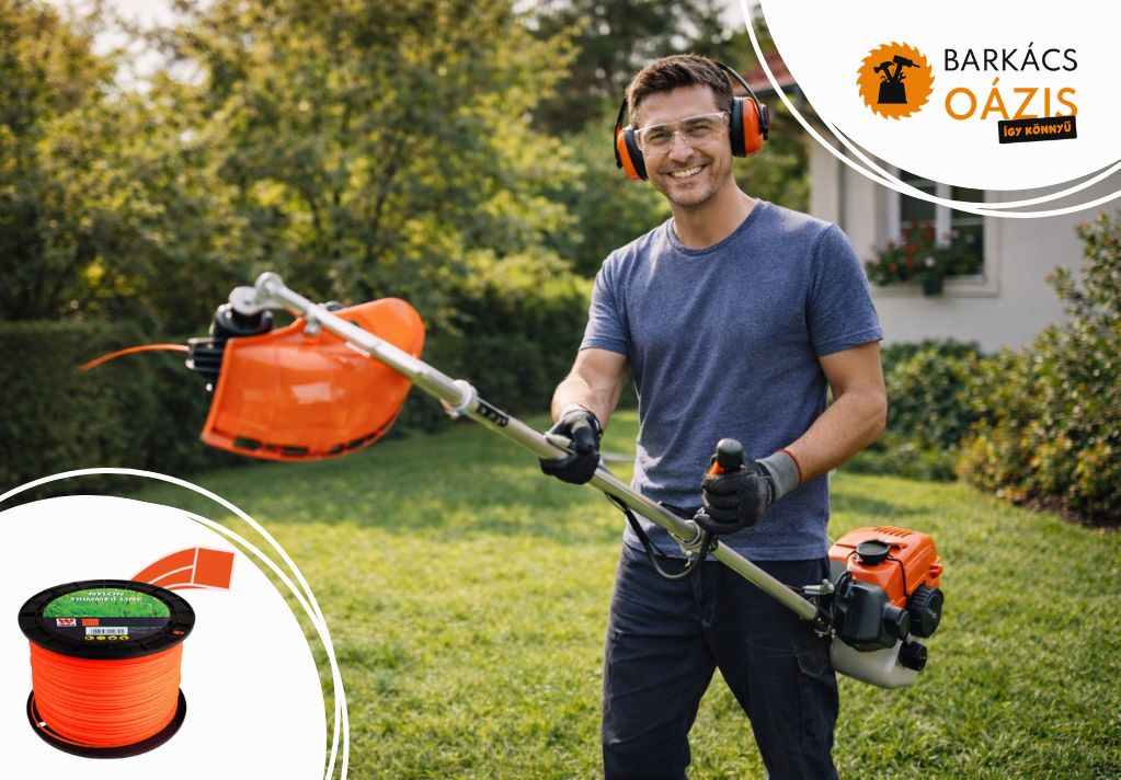 Fűkasza damilok: tavaszi rajt a tiszta, rendezett kertért